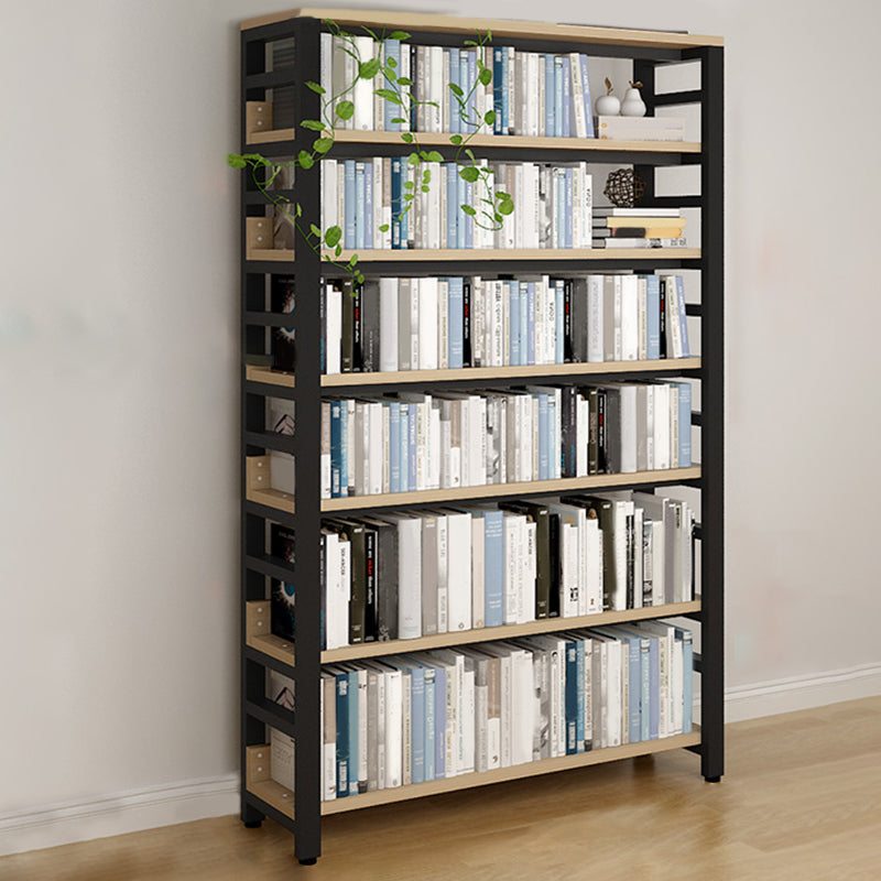 Scandinavian Open Back Shelf Bookcase Shelves Included for Home Office