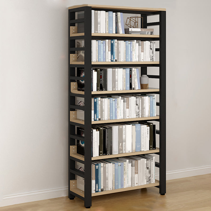 Scandinavian Open Back Shelf Bookcase Shelves Included for Home Office