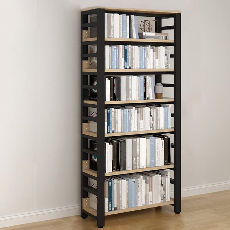 Scandinavian Open Back Shelf Bookcase Shelves Included for Home Office