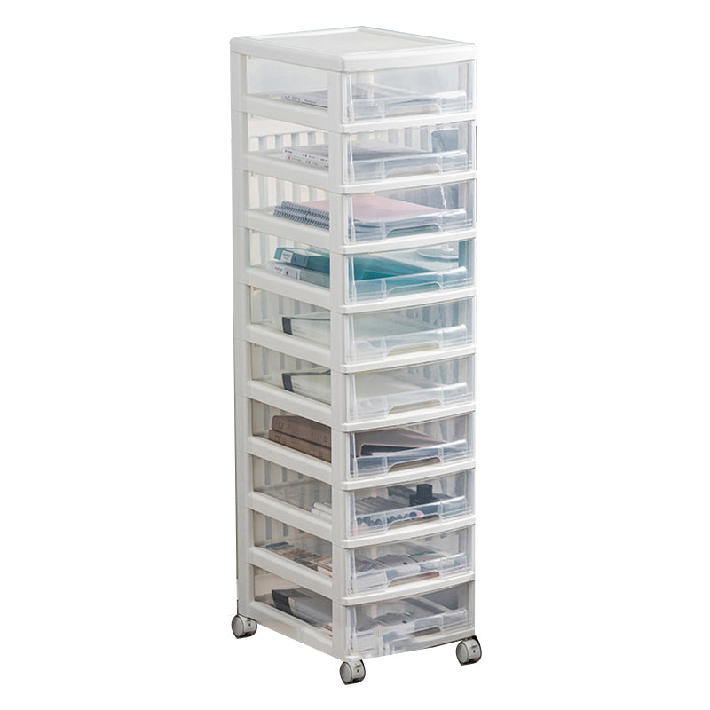 Transparent Filing Cabinet Modern Plastic Drawers Filing Cabinet