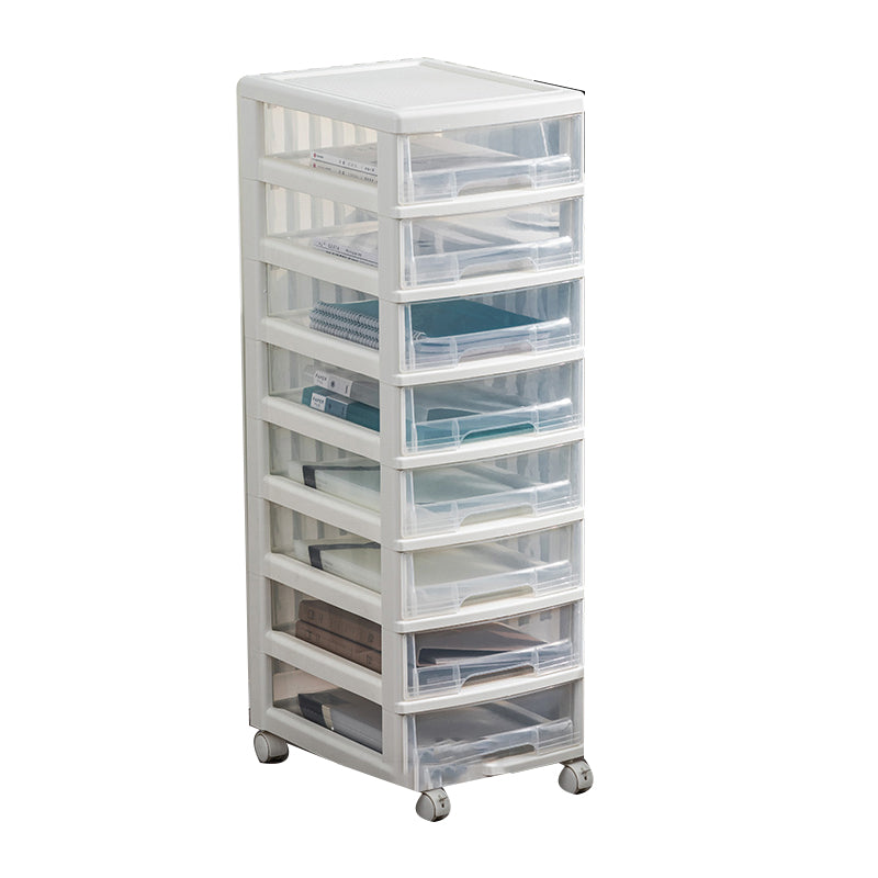 Transparent Filing Cabinet Modern Plastic Drawers Filing Cabinet