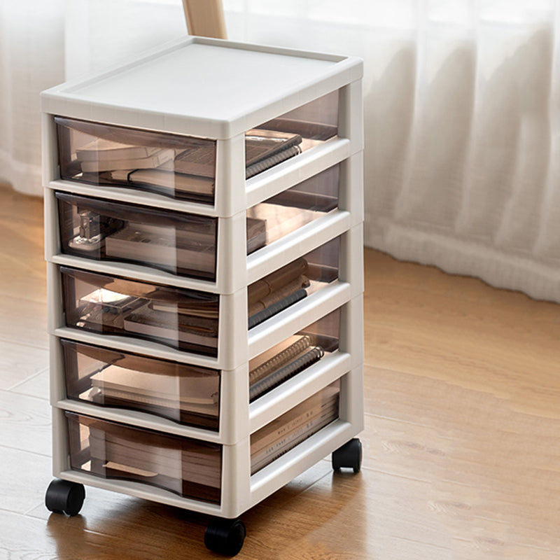Transparent Filing Cabinet Modern Plastic Drawers Filing Cabinet