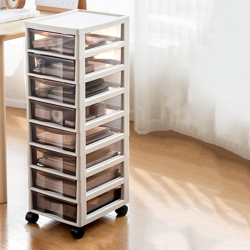 Transparent Filing Cabinet Modern Plastic Drawers Filing Cabinet