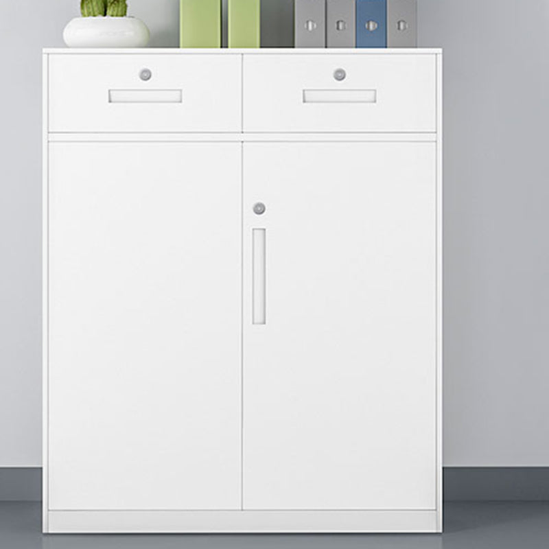Contemporary File Cabinet Steel Frame Fire-Resistant File Cabinet