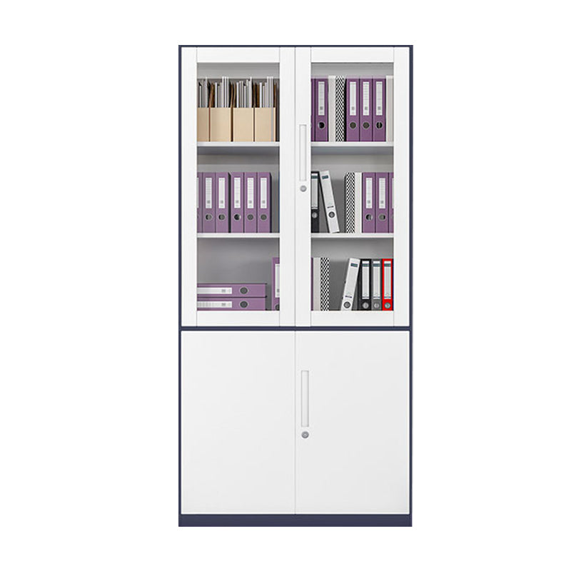 Contemporary File Cabinet Steel Frame Fire-Resistant File Cabinet