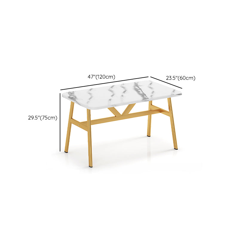 5 Pcs Dinette Set with Manufactured Wood Dining Table and Padded Chairs