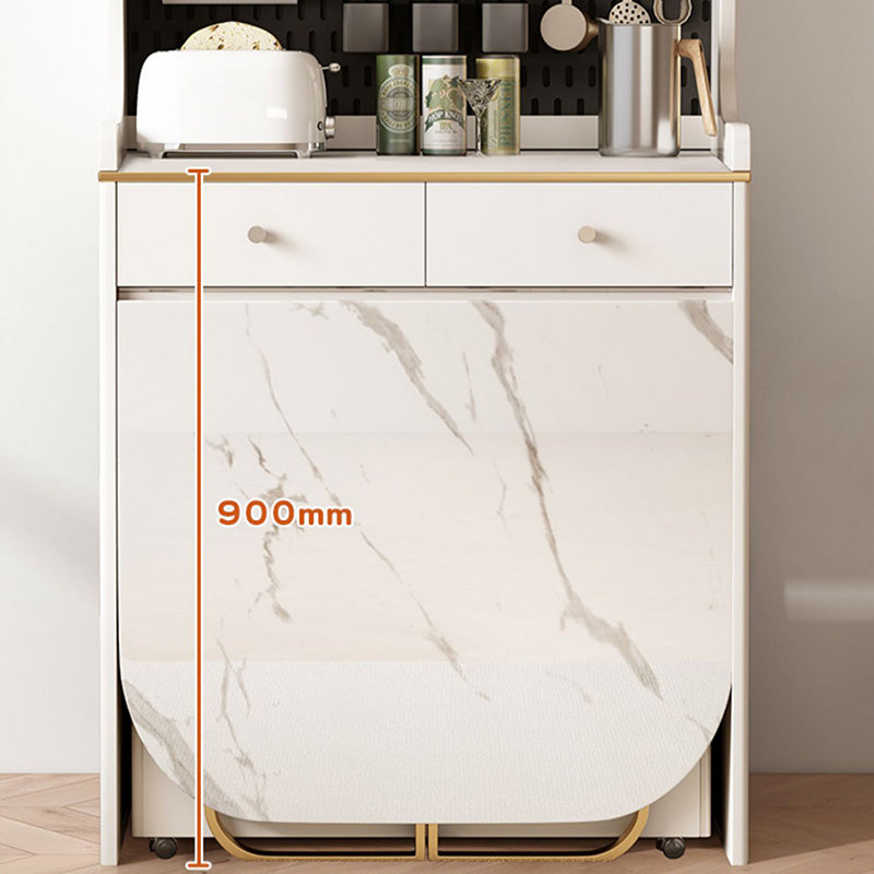 1/3/5 Piece Rectangle Shape Stone Top Dining Room Furniture Set