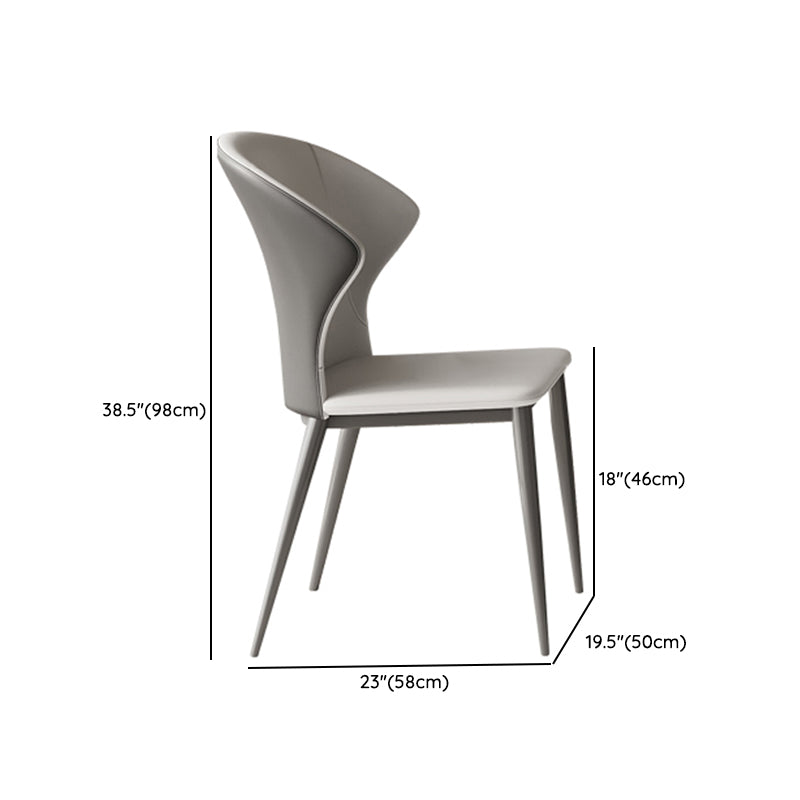 Contemporary Sintered Stone Top Metal Base Dining Table with Chairs