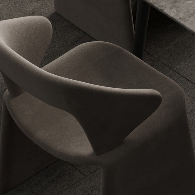 Upholstered and Velvet Open Back Dining and Accent Chairs for Home
