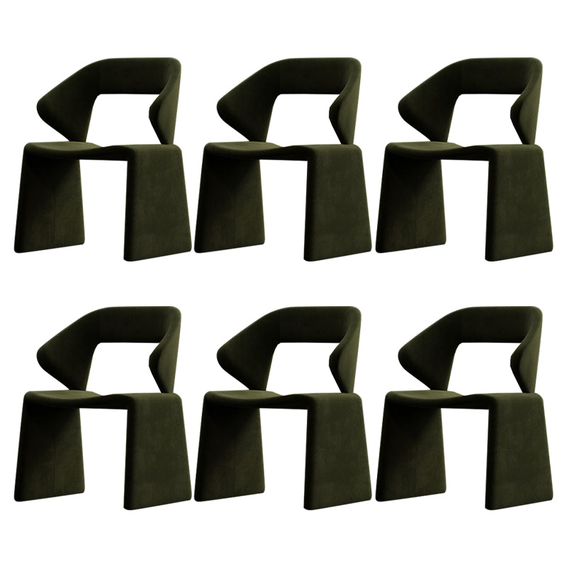 Upholstered and Velvet Open Back Dining and Accent Chairs for Home