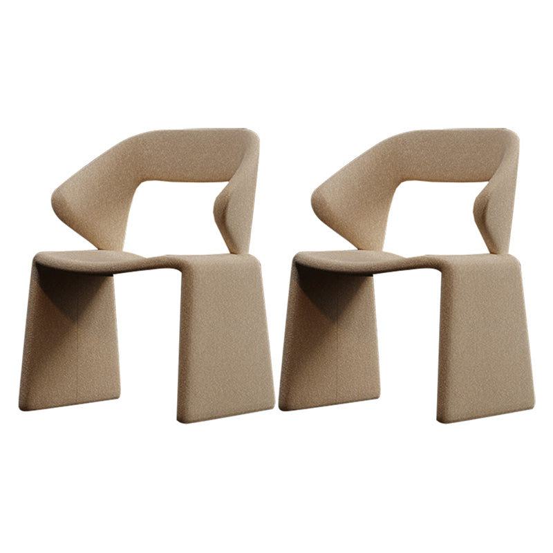 Upholstered and Velvet Open Back Dining and Accent Chairs for Home