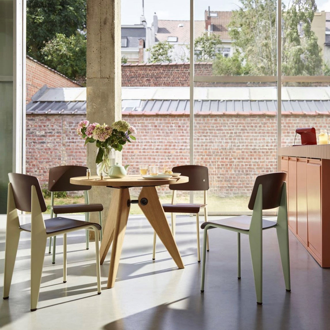 Metal and Plastic Open Back Modern Side Dining Chairs for Home