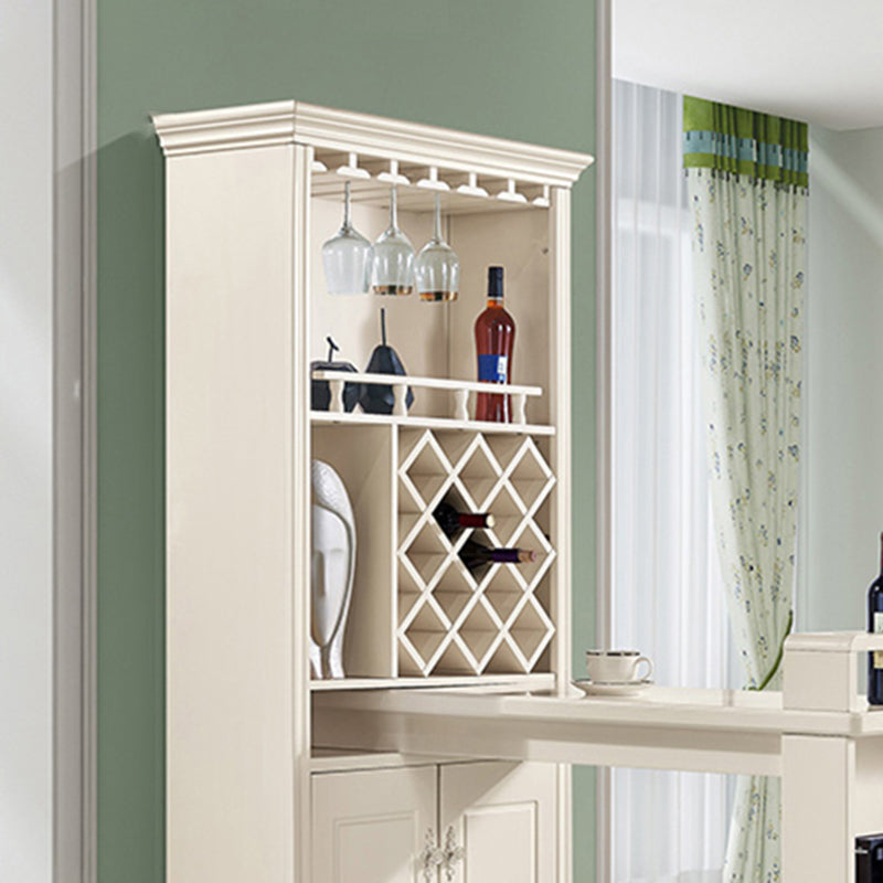 Contemporary Style 1/2 Pieces Wood Rectangular Bar Table Set for Dining Room