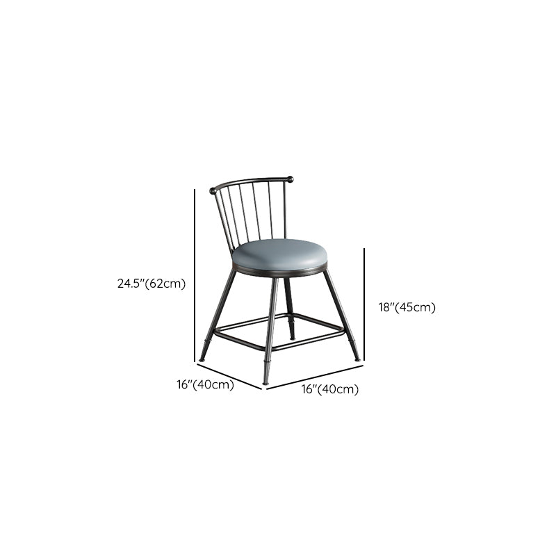 Modern 1/2/3/5 Pcs Bar Set with Square Pub Table and Metal Stools for Home