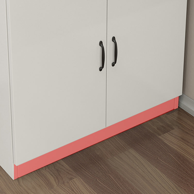 Modern Rectangle White Top Bar Dining Table with Storage for Living Room