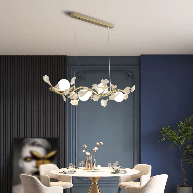 Modernism Globe Glass LED Hanging Pendant Lights for Dining Room