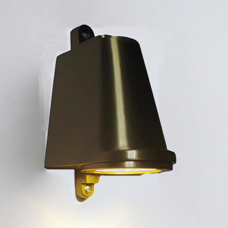 Geometric Simplicity Metal 1 Light Outside Wall Light Fixture