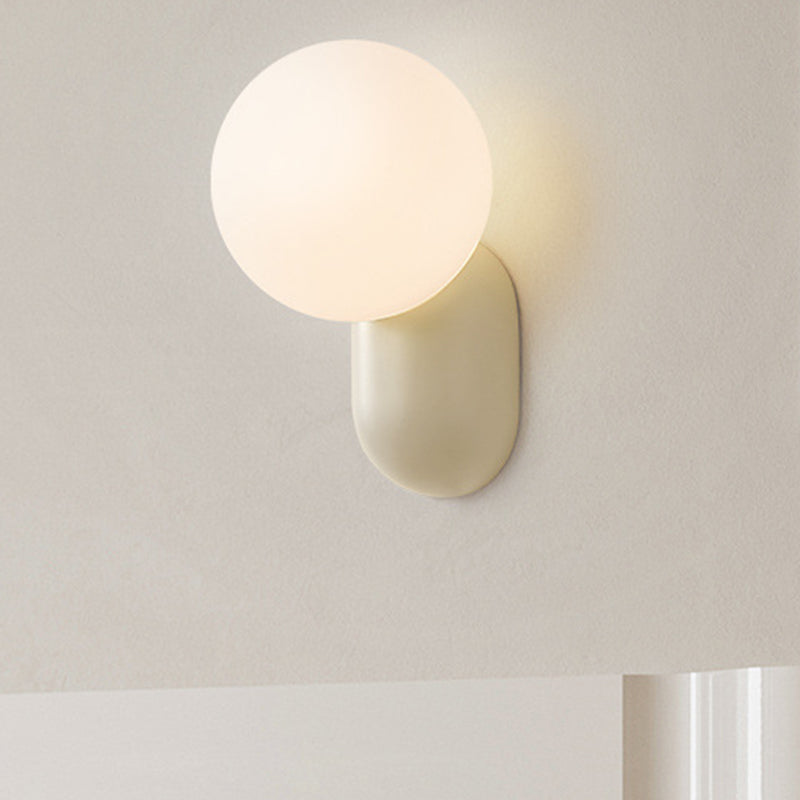 Simple Shape Wall Light Sconces Modern 1 Light Wall Lighting Fixtures for Bedroom