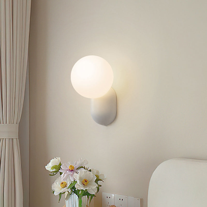 Simple Shape Wall Light Sconces Modern 1 Light Wall Lighting Fixtures for Bedroom