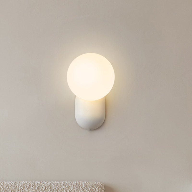 Simple Shape Wall Light Sconces Modern 1 Light Wall Lighting Fixtures for Bedroom