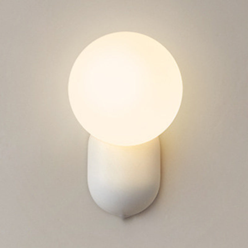 Simple Shape Wall Light Sconces Modern 1 Light Wall Lighting Fixtures for Bedroom