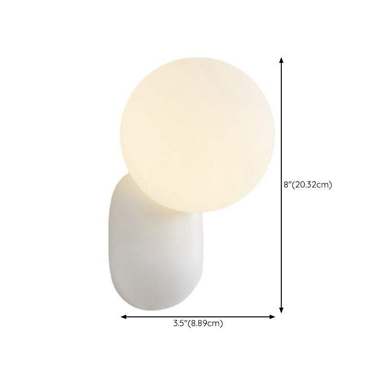 Simple Shape Wall Light Sconces Modern 1 Light Wall Lighting Fixtures for Bedroom