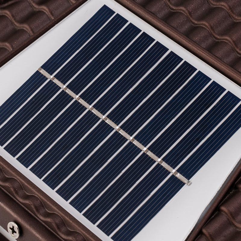 Modern Aluminum Solar Energy Pillar Lamp with Acrylic Shade for Outdoor