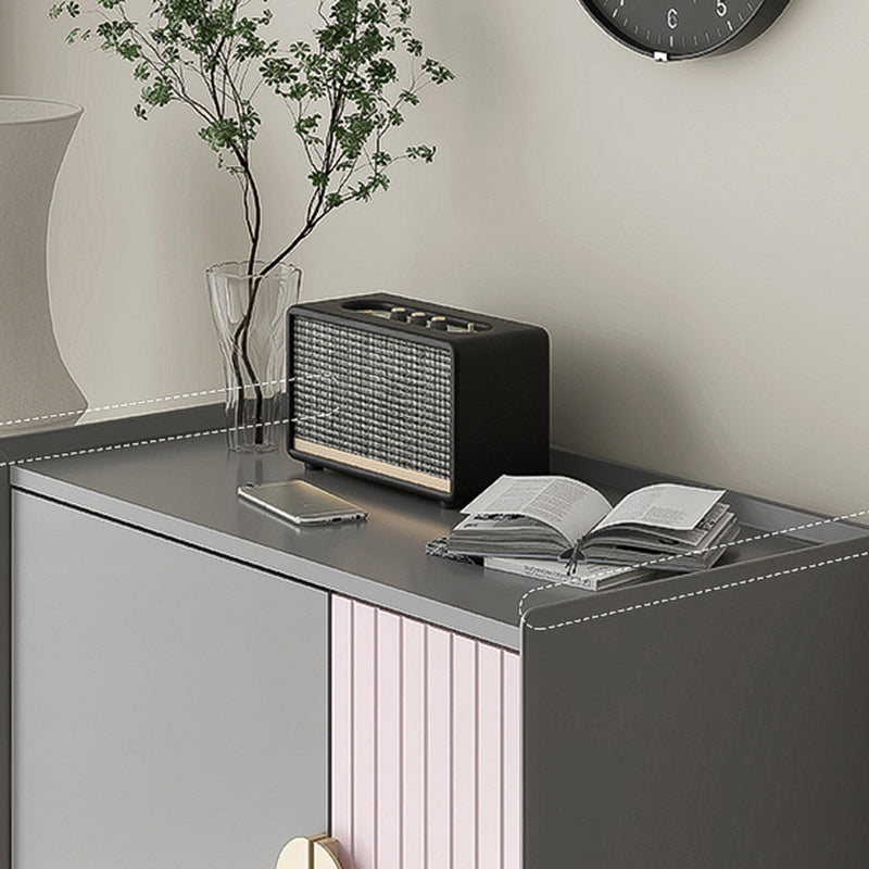 Modern Vertical Storage Chest with Soft-Close Drawers for Home