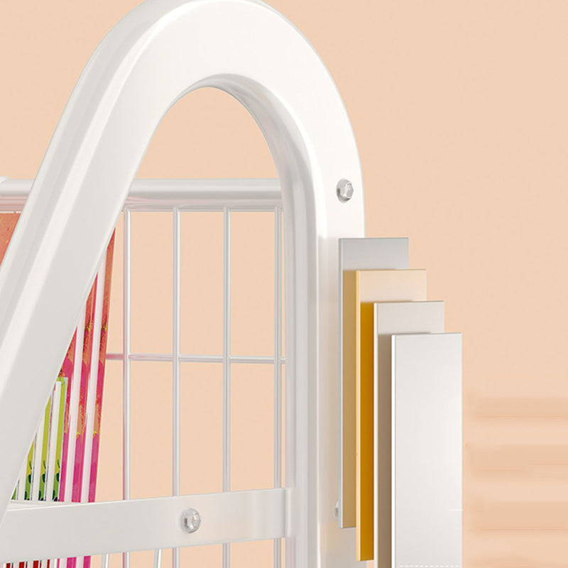 Metal Closed Back Bookshelf Standard Shelves Included Bookcase for Study Room