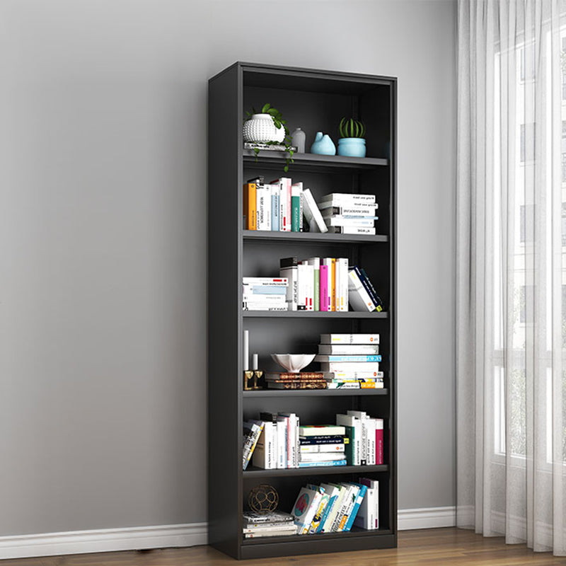 Modern Closed Back Shelf Bookcase Shelves Included for Home Office