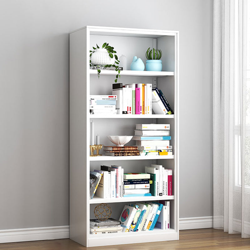 Modern Closed Back Shelf Bookcase Shelves Included for Home Office