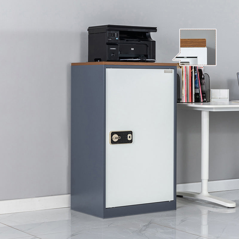 Medieval Modern Cabinet Metal Frame Key Locking File Cabinet