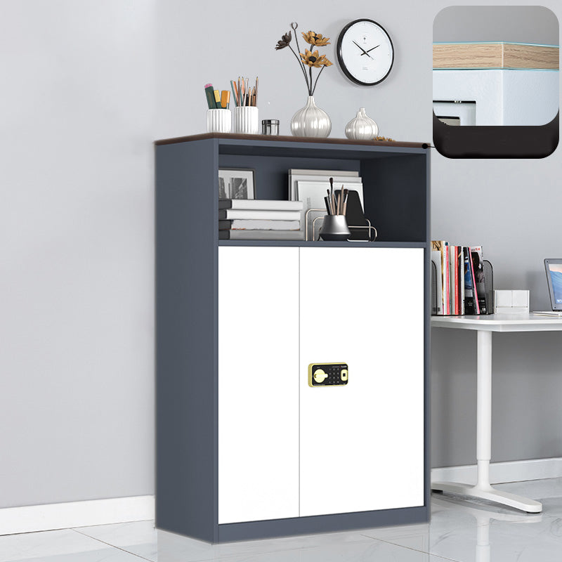 Medieval Modern Cabinet Metal Frame Key Locking File Cabinet