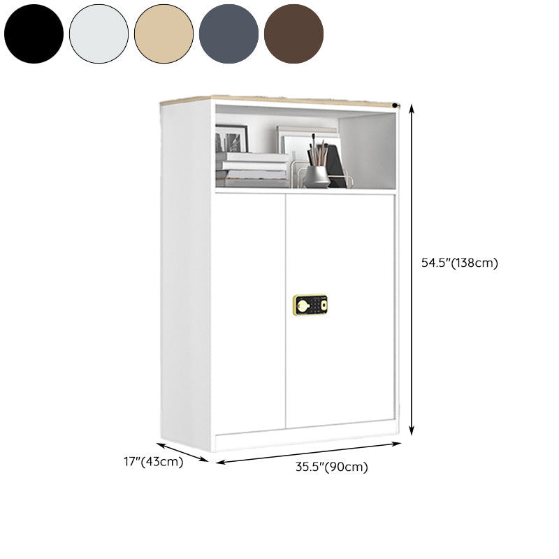 Medieval Modern Cabinet Metal Frame Key Locking File Cabinet