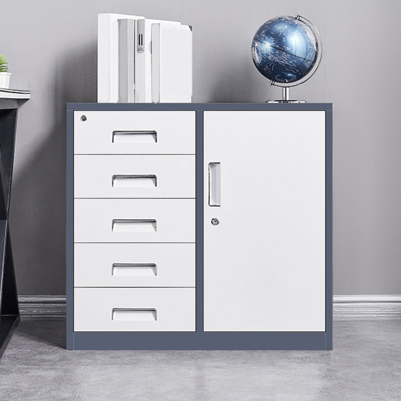 Modern Style File Cabinet Metal Frame Lock Storage Filing Cabinet