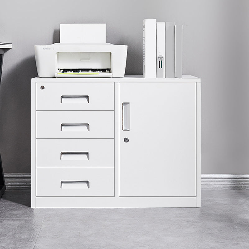 Modern Style File Cabinet Metal Frame Lock Storage Filing Cabinet
