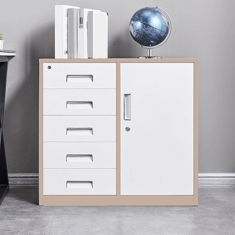 Modern Style File Cabinet Metal Frame Lock Storage Filing Cabinet