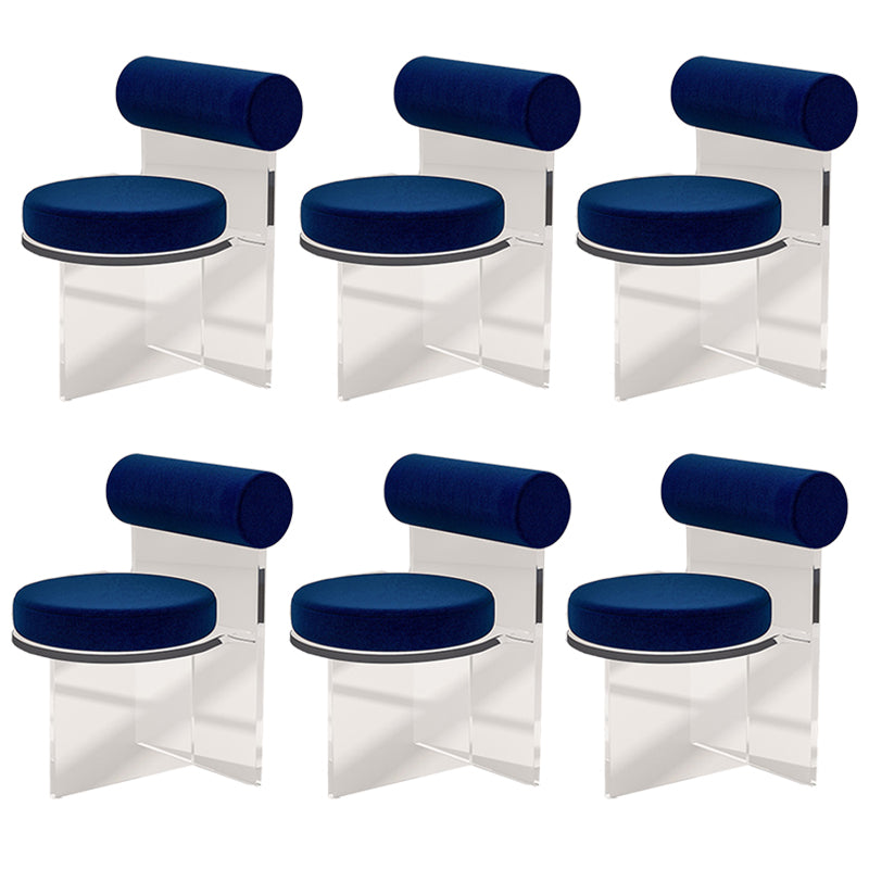 Modern Simple Side Chair Plastic Frame Side Dining Chair for Dining Room