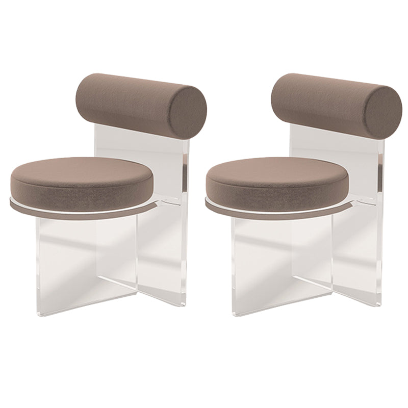 Modern Simple Side Chair Plastic Frame Side Dining Chair for Dining Room