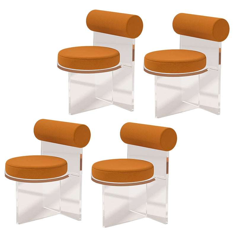 Modern Simple Side Chair Plastic Frame Side Dining Chair for Dining Room