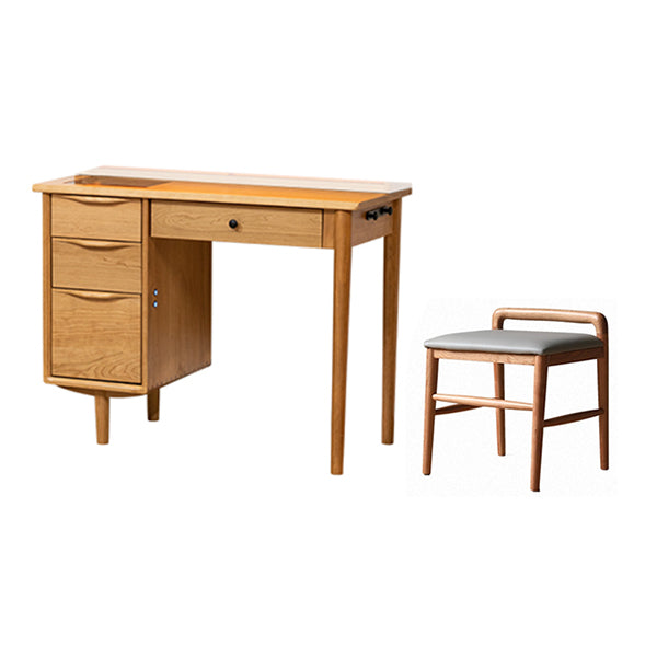 Standing Drawers Included Bedroom Vanity Table with Makeup Table and Stool