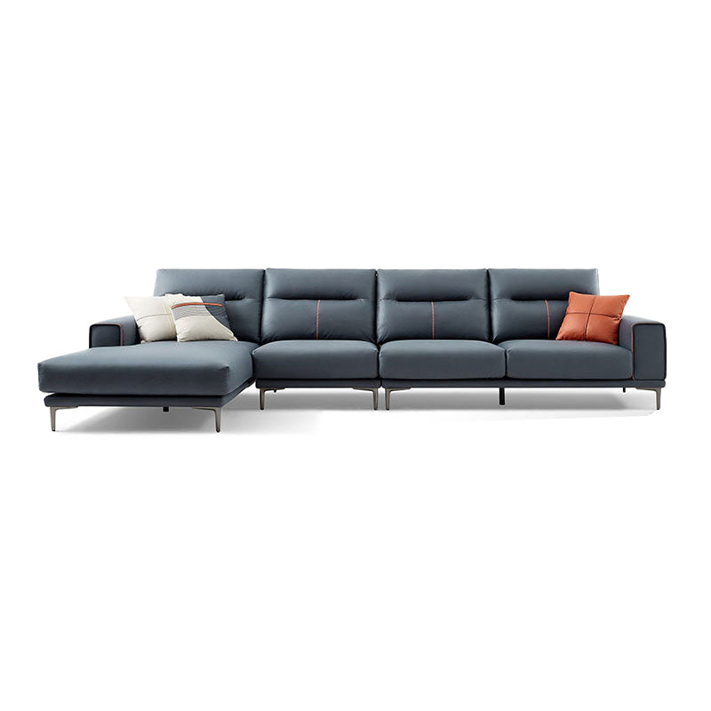 Sectional Sofa with Cushion Back 68.11" Wide Faux leather Stain-Resistant