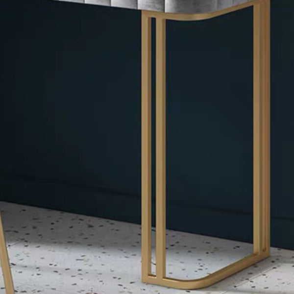 Modern Pink and Gray Standing Vanity Dressing Table with Makeup Table and Stool