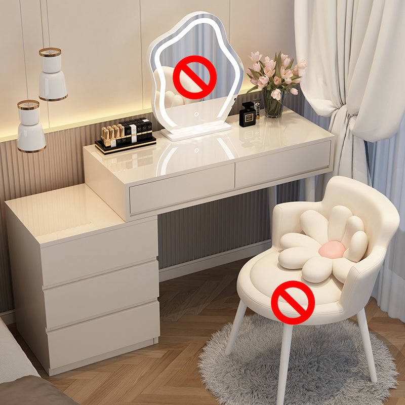 Contemporary Simple Vanity Make up Dressing Table with Storage Drawers