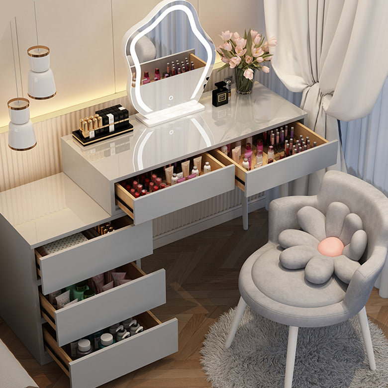 Contemporary Simple Vanity Make up Dressing Table with Storage Drawers