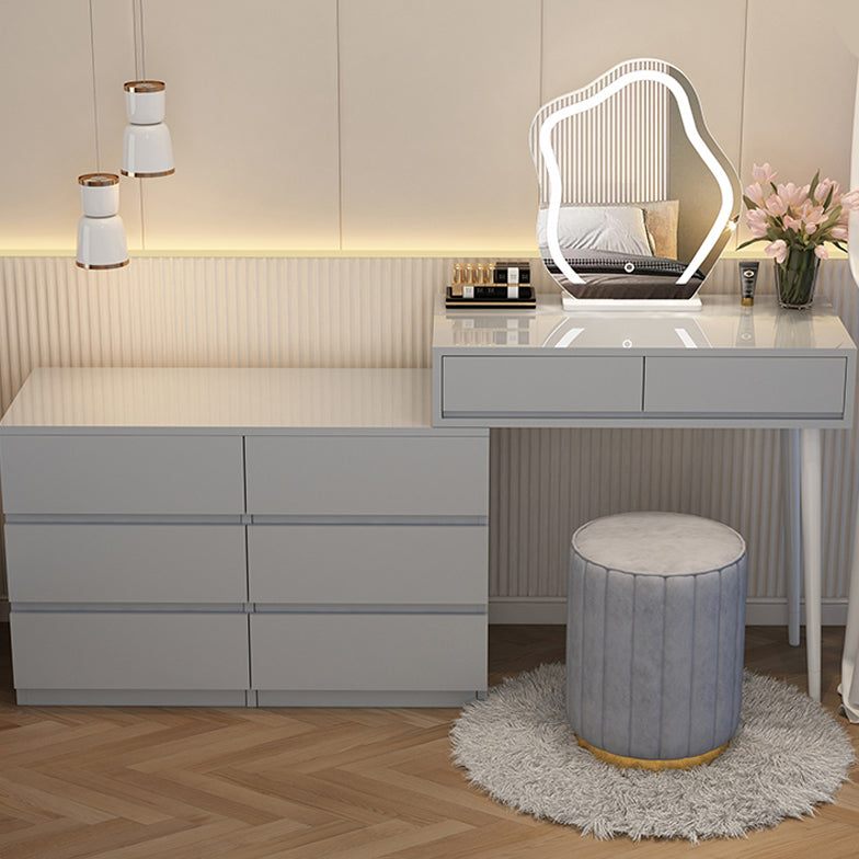 Contemporary Simple Vanity Make up Dressing Table with Storage Drawers