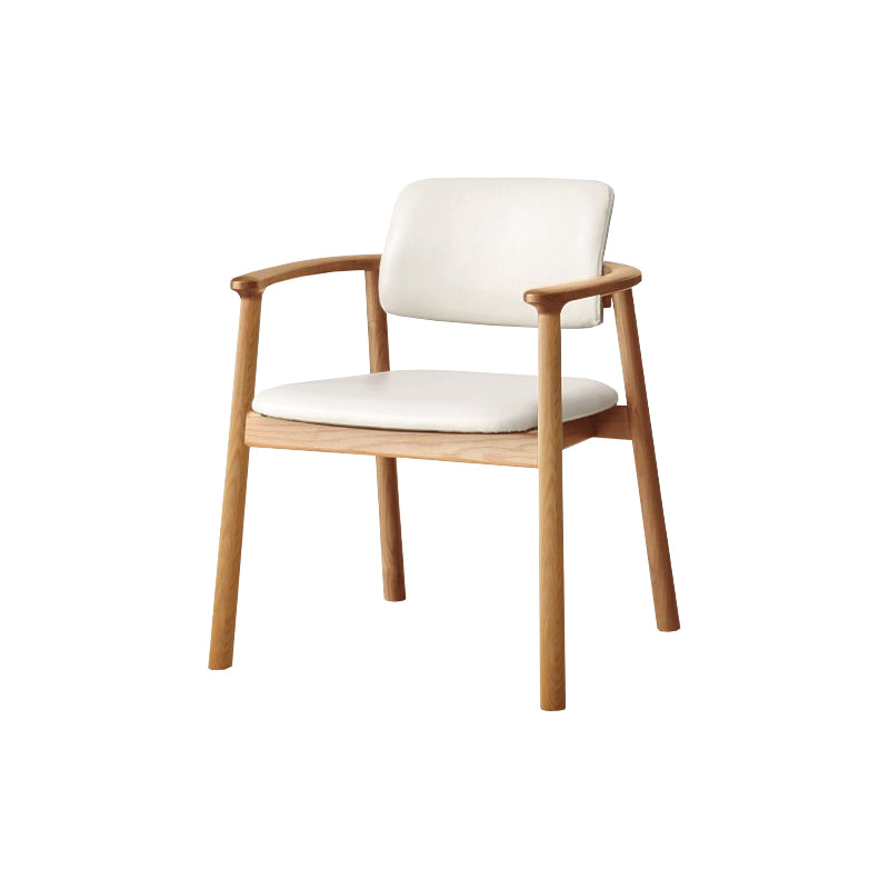 Contemporary Wood Open Back Dining Arm Chair(Set of 1/2/4/6/8)