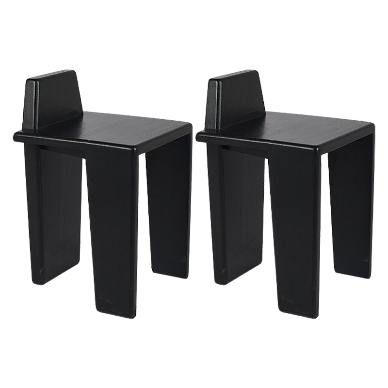 Contemporary Dining Room Solid Wood Parsons Armless Dining Chair