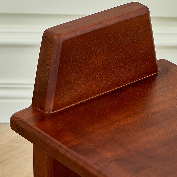 Contemporary Dining Room Solid Wood Parsons Armless Dining Chair