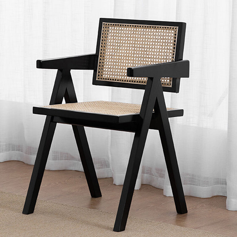 Contemporary Dining Room King Louis Back Solid Wood Dining Chair